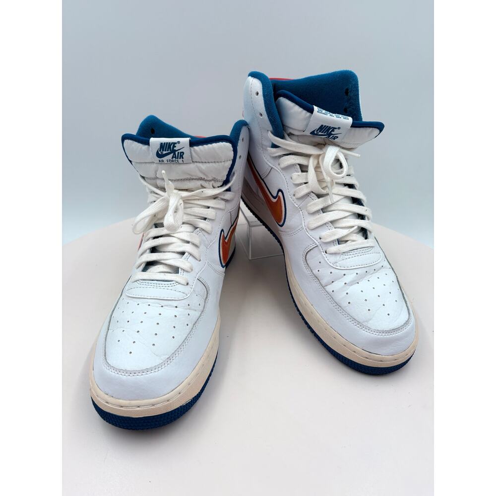 Nike Air Force 1 NBA White Team Orange Men's Sneakers